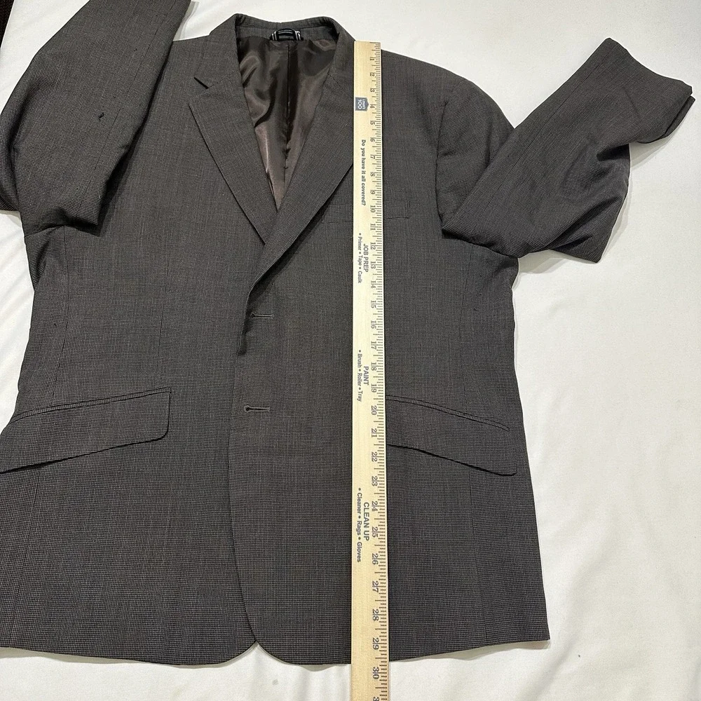 Nautica Men's Blazer 44S Grayish Brownish 100% Wool 2 Button‎ Italy Sport Coat